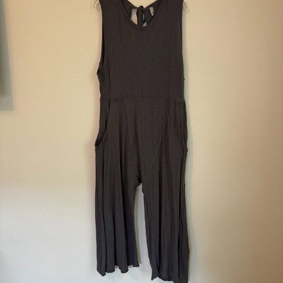 Intimately Free People Women's Sz S Boho Homebody Romper Jumpsuit Vintage Gray￼ - Picture 10 of 13